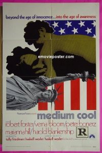 #9481 MEDIUM COOL 1sh '69 Haskell Wexler 