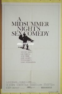 A799 MIDSUMMER NIGHT'S SEX COMEDY one-sheet movie poster '82Allen