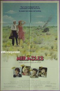 A805 MIRACLES one-sheet movie poster '86 Tom Conti, Teri Garr