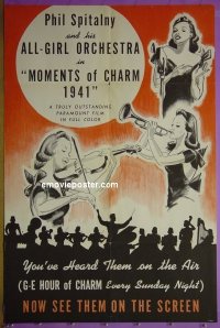 #9495 MOMENTS OF CHARM 1941 1sh '41 Spitalny 