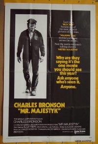 A851 MR MAJESTYK one-sheet movie poster '74 Charles Bronson