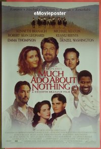 #262 MUCH ADO ABOUT NOTHING 1sh '93 Branagh 