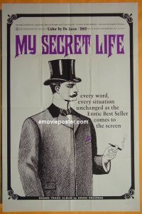 #7552 MY SECRET LIFE 1sh69 from classic novel 
