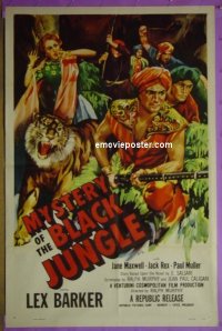 #9524 MYSTERY OF THE BLACK JUNGLE 1sh '53 