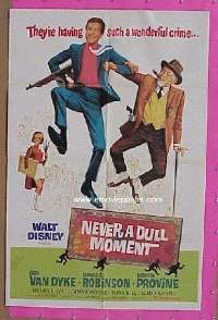 NEVER A DULL MOMENT ('68) style A 1sheet