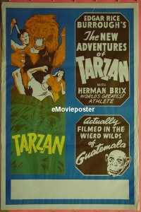 #268 NEW ADVENTURES OF TARZAN 1sh '35 serial 