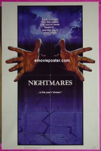 A892 NIGHTMARES one-sheet movie poster '83 Emilio Estevez