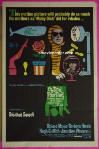 #8090 OH DAD POOR DAD 1sh '67 Russell 
