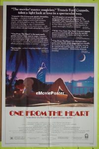#006 1 FROM THE HEART 1sh '82 Coppola 
