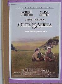 #2638 OUT OF AFRICA 1sh '85 Redford, Streep