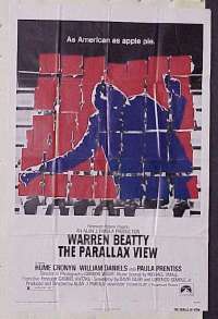 #449 PARALLAX VIEW 1sh '74 Warren Beatty 