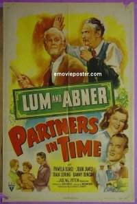 #9597 PARTNERS IN TIME 1sh '46 Lum & Abner 