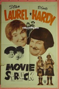#487 PICK A STAR 1sh R40s Laurel & Hardy 