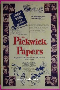 #9609 PICKWICK PAPERS 1sh '54 Charles Dickens 