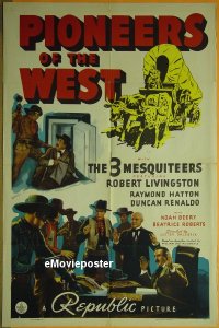 #457 PIONEERS OF THE WEST 1sh40 3 Mesquiteers 