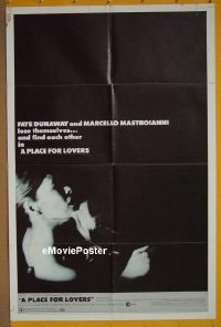 #442 PLACE FOR LOVERS 1sh '69 Dunaway 