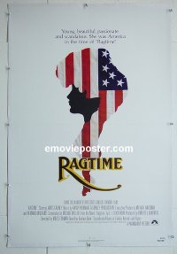 #2921 RAGTIME linen one-sheet '81 James Cagney