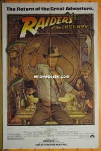 #9655 RAIDERS OF THE LOST ARK rare adv 1shR82 