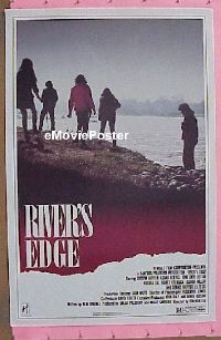 Q469 RIVER'S EDGE one-sheet movie poster '57 Ray Milland, Quinn