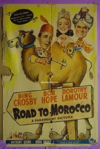 #8214 ROAD TO MOROCCO 1sh '42 Hope, Crosby