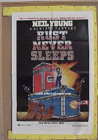 #2726 RUST NEVER SLEEPS 1sh '79 Neil Young