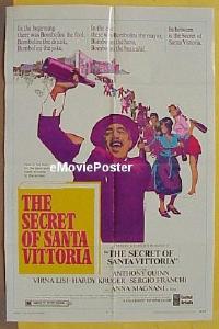 #471 SECRET OF SANTA VITTORIA 1sh '69 Quinn 