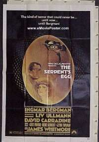 #209 SERPENT'S EGG 1sh '78 Ingmar Bergman 