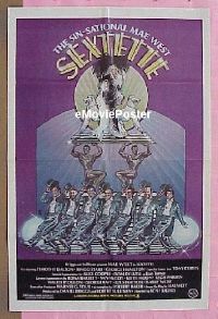 Q548 SEXTETTE one-sheet movie poster '79 ageless Mae West!