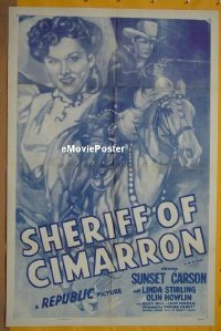 #488 SHERIFF OF CIMARRON 1shR48 Sunset Carson 