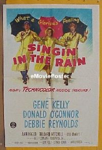 #0634 SINGIN' IN THE RAIN 1sh '52 Gene Kelly 