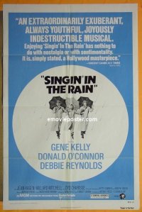 #1863 SINGIN' IN THE RAIN 1sh R75 Gene Kelly 