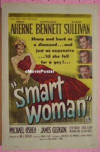 #491 SMART WOMAN 1sh '48 Aherne, Bennett 
