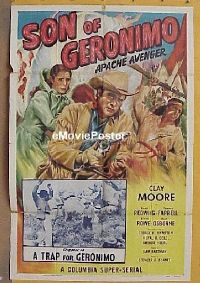 #564 SON OF GERONIMO 1sh '52 Moore, serial 