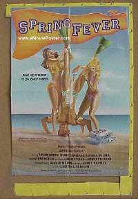 #9765 SPRING FEVER 1sh '82 beach comedy
