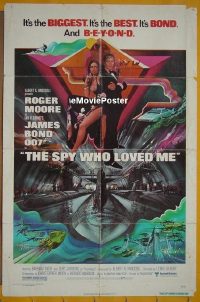 #2780 SPY WHO LOVED ME 1sh '77 Moore as Bond