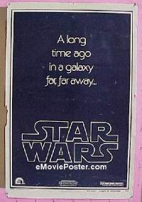 #4303 STAR WARS teaser 1sh '77 George Lucas 