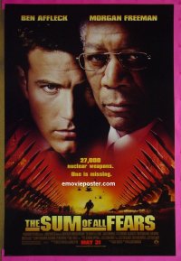 #2806 SUM OF ALL FEARS DS adv1sh '02 Affleck