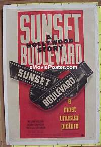 #045 SUNSET BOULEVARD linen B-1sh '50 Holden 