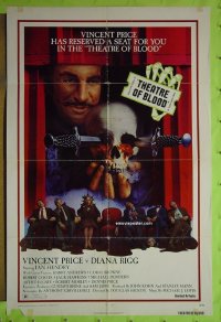 #2827 THEATRE OF BLOOD 1sh '73 Vincent Price