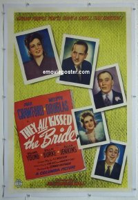 #2425 THEY ALL KISSED THE BRIDE linen 1sh '42 