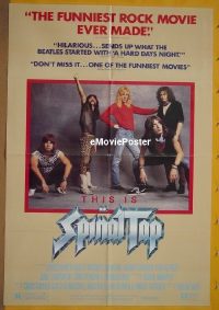 #466 THIS IS SPINAL TAP 1sh '84 rockumentary! 
