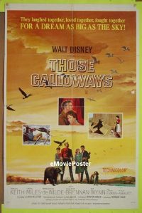 #8398 THOSE CALLOWAYS 1sh '65 Walt Disney