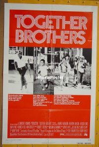 #532 TOGETHER BROTHERS 1sh '74 blaxploitation 