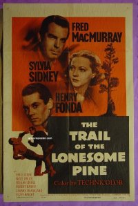 #8430 TRAIL OF THE LONESOME PINE 1sh36 Sidney