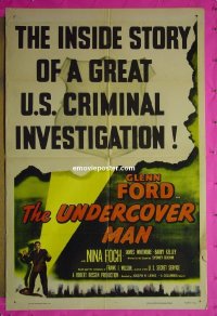 #8455 UNDERCOVER MAN 1sh R55 Glenn Ford