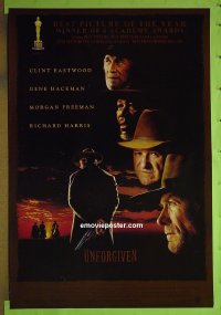 #2872 UNFORGIVEN AA 1sh '92 Eastwood, Hackman