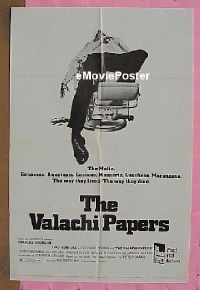 #475 VALACHI PAPERS 1sh '72 Bronson 