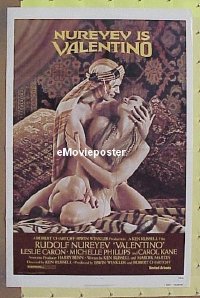 #244 VALENTINO regular 1sh '77 Nureyev 