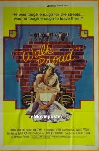 Q824 WALK PROUD one-sheet movie poster '79 Robby Benson, Holcomb