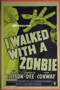 #007 I WALKED WITH A ZOMBIE 1sh R52 Voodoo 